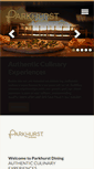 Mobile Screenshot of parkhurstdining.com